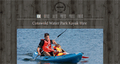 Desktop Screenshot of cotswoldwaterparkkayakhire.com