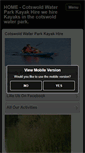 Mobile Screenshot of cotswoldwaterparkkayakhire.com